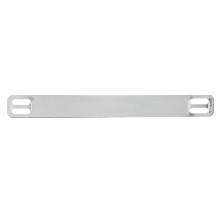 PANDUIT Marker Plate, 304 SS, 4 Hole, 3.5" x .38 MMP350W38-M